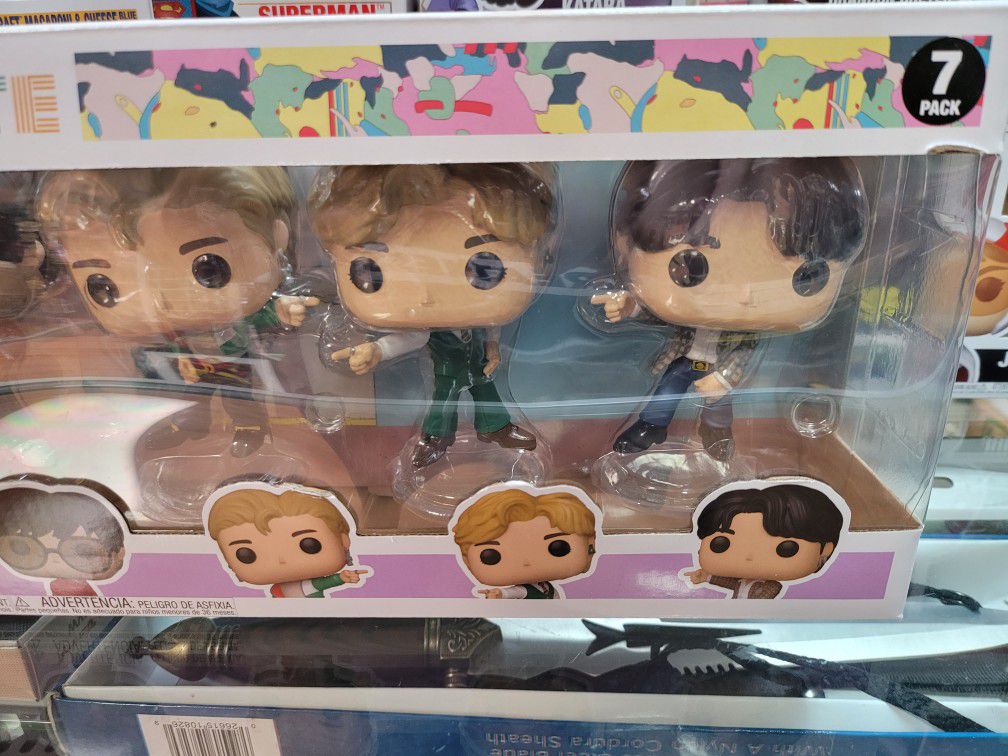 7 Pack BTS Pop Set, Extremely Hard To  Find