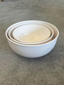 Big plastic bowls