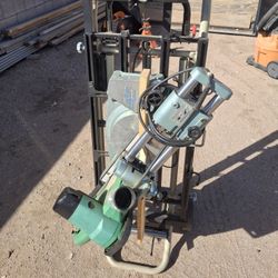 Hitachi 10" Slide Compound Saw And Stand