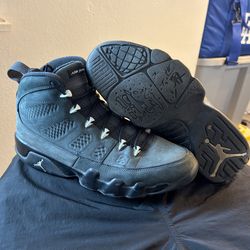 Retro 9 Anthracite Size 10.5 Used No Box