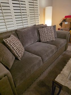 Long couch and Matching Chair