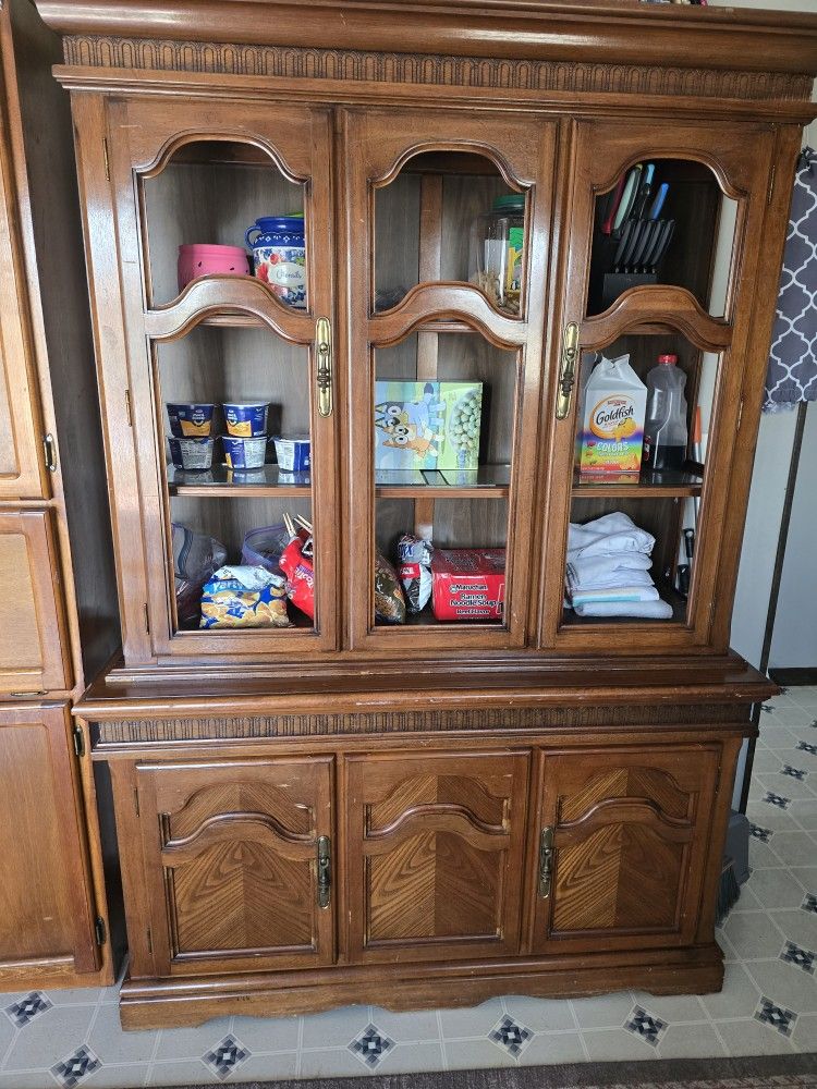 Rustic China Cabinet