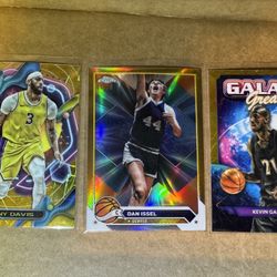 Gold 3 Card Lot Sale. A.Davis, Kevin Garnett, Dan Issel