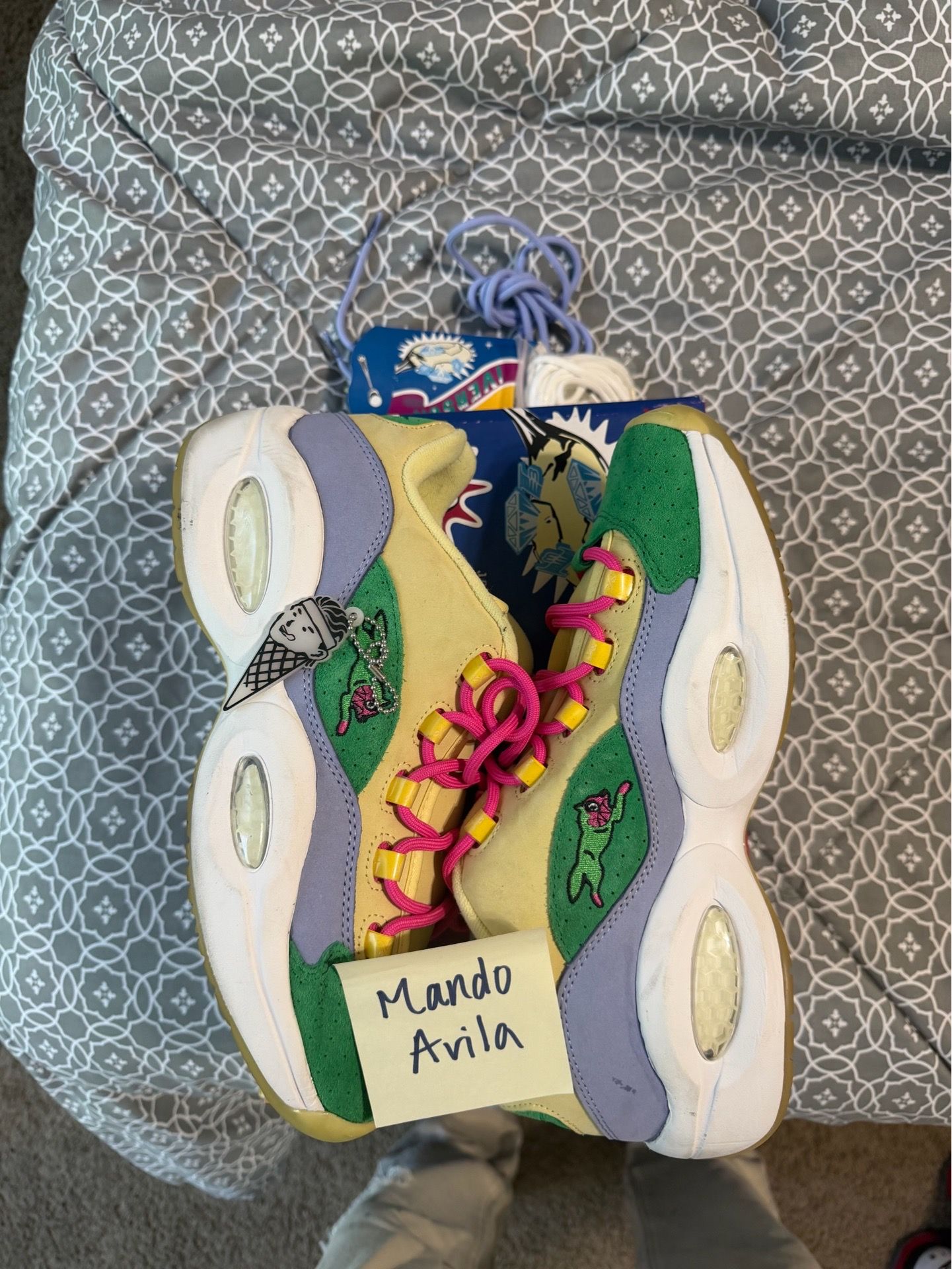 Reebok x BBC Ice Cream “Question Low” (Sz: 10.5)