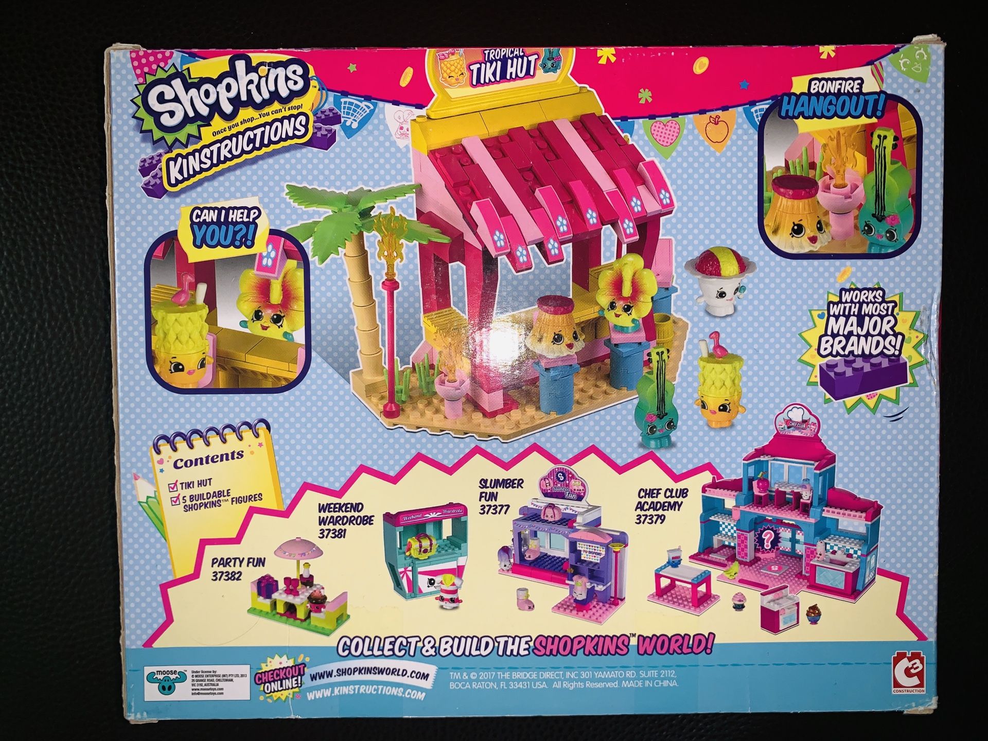 Shopkins Toys Kinstructions Tiki Hut Set