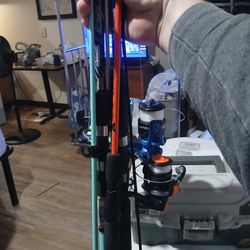 Fishing Poles And Tackle Box 
