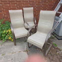 3 Patio Chairs