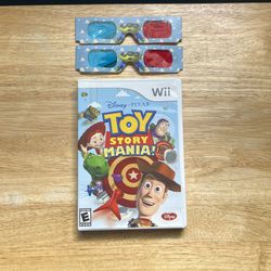 Toy Story Mania for Nintendo Wii w/ Glasses and TESTED