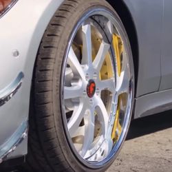 Forgiato Brand Wheels On Mercedes 