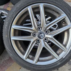 OEM 18" Staggerd LEXUS IS350 2017-2023 Wheels & New Tires