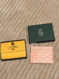 pink goyard wallet