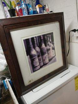 Wooden Framed Painting By Alan Blaustein
