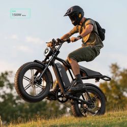 R002 20'' 1500W Full Suspension Moped-style Electric Bike