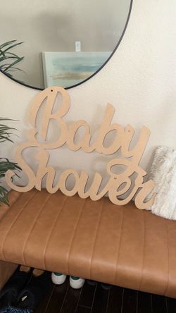 Baby shower sign