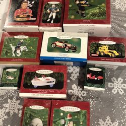 Hallmark Assorted Lot Of 11 Ornaments All New In Boxes! Buy 1 Or All