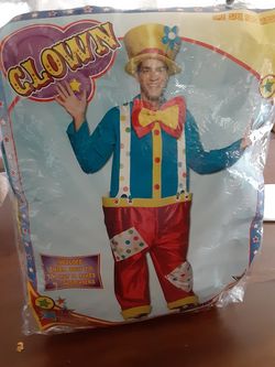 Clown costume one size fits most