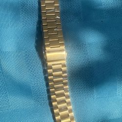 Gold Stainless Steel Classic Watch Band  For Apple Watch 