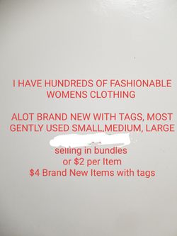 Clothes, Shoes, Purses,