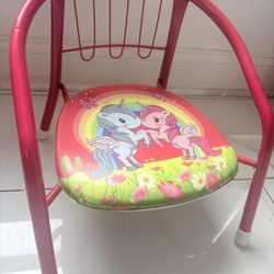 Unicorn Metal Chair With Cushion Seat 