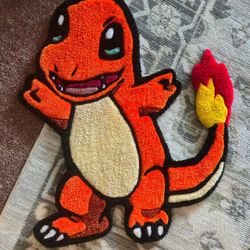 NEW CHARMANDER POKÉMON TUFTED RUG