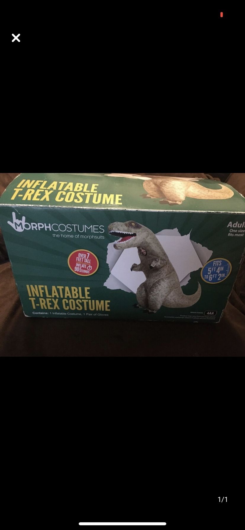 INFLATABLE T-Rex costume for adult.. message for price !!