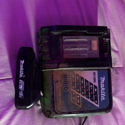 Makita Rapid Charger & 2.0 18v Battery