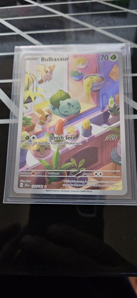 Bulbasaur Full Art Pokémon Card