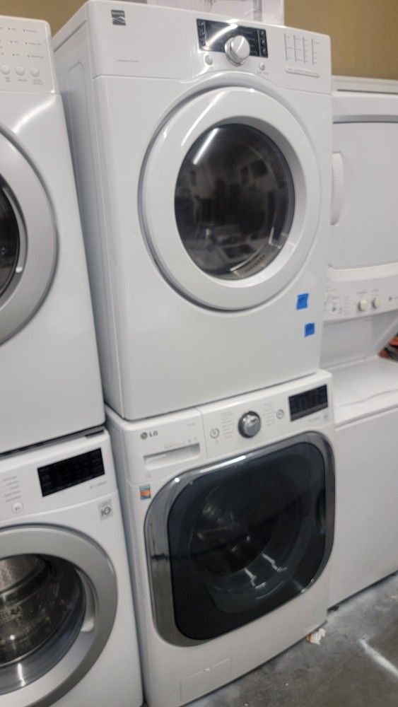 Lg Washer Machine And Kenmore Gas Dry Machine 
