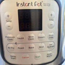 Instant Pot Duo Crisp 11-in-1 Air Fryer and Electric Pressure Cooker Combo - 8 Qt - NEW