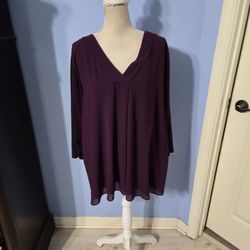 Calvin Klein Size 3x Womens Blouse 