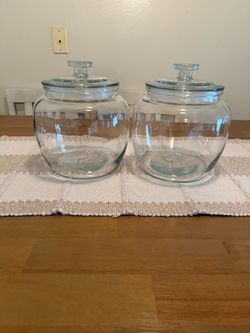 Large glass jars