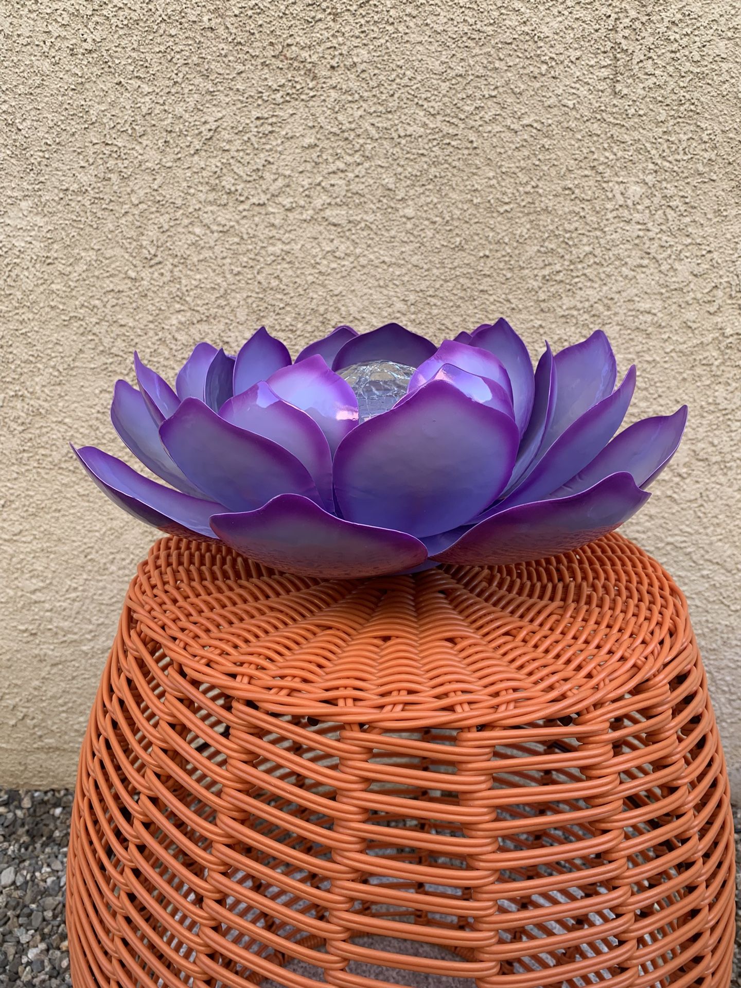 Solar Light Succulent Color: Purple