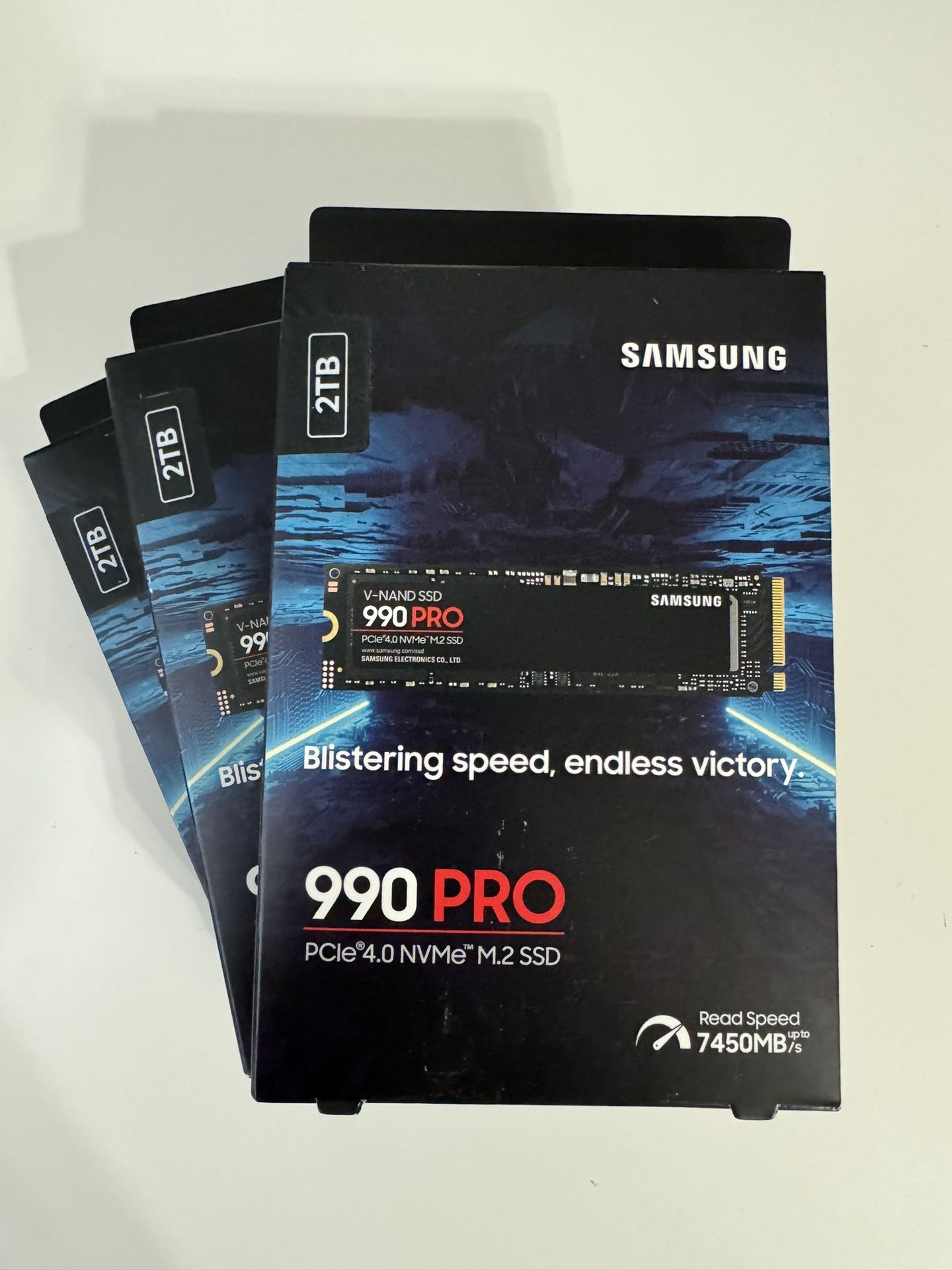 SAMSUNG 990 PRO Series - 2TB PCle Gen4. X4 NVMe 2.0c - M.2 Internal SSD