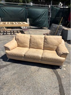 Leather sofa