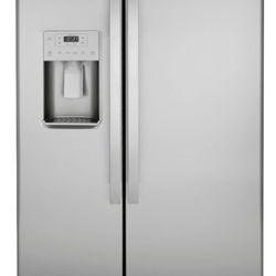 🚨 New GE - 21.8 Cu. Ft. Side-by-Side Counter-Depth Refrigerator - Stainless Steel GZS22IYNFS
