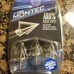 G5 Outdoors Montec 100-Grain 3 Count per Pack Broadhead