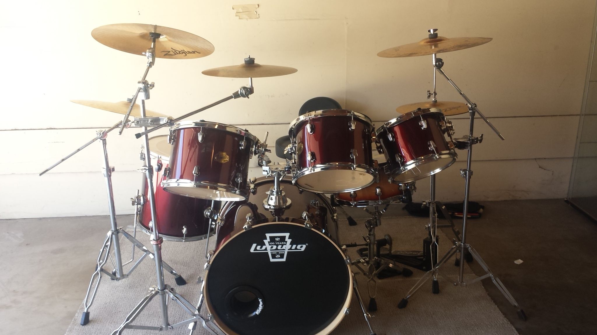 LUDWIG, COMPLETE KIT, I USED ONLY TWISE
