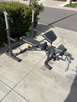 Gold's Gym Multi-Function Weight Bench with Rack