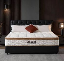 Queen Medium Cooling Gel Memory Foam Hybrid Mattress For Combination Sleepers 12 in. Mattress