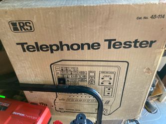 Vintage RadioShack telephone tester