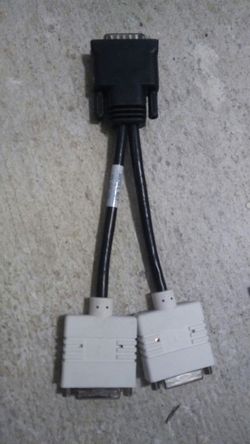 Dual monitors DVI cable