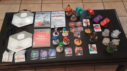 Disney infinity PS3 game and figure lot