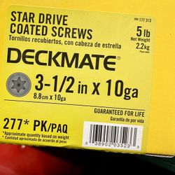 Deck Screws (50 % Off Retail)
