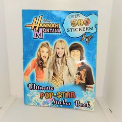 Hannah Montana Ultimate Pop-Star Sticker Book .. unused