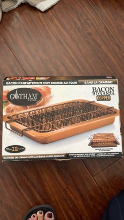 Gotham Steel Bacon Bonanza Copper Non-Stick Bacon Rack
