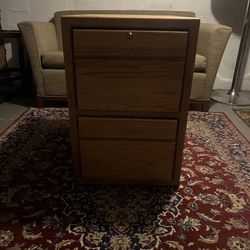 Wood Cabinet File Solid Wood With Key