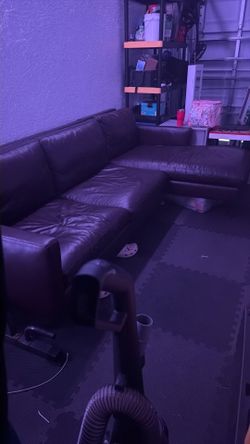 leather couch