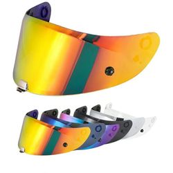 New RPHA11 Helmet Visor Replacement for HJ-26/RPHA 70/RPHA 70 St/RPHA 11 Pro/HJ-26 St Helmet Face Shield Accessories (Chrome Red)
