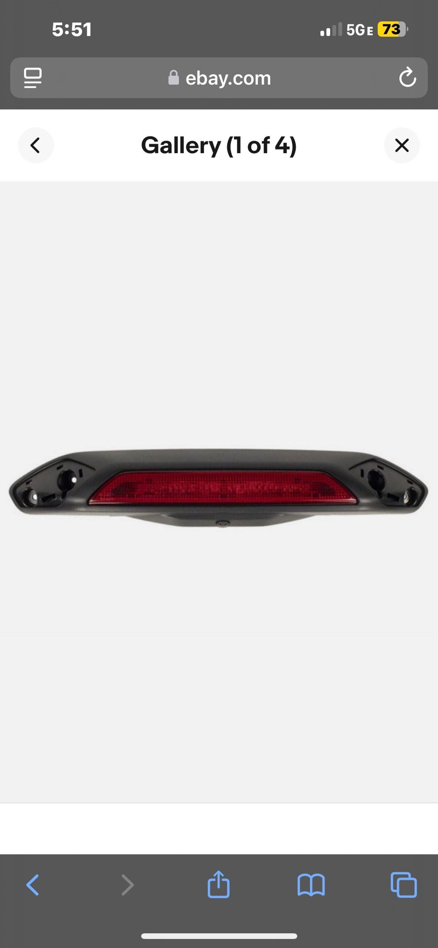Rear Brake Light Assembly And Reverse Camera