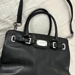 Michael Kors Hamilton Black All Leather 